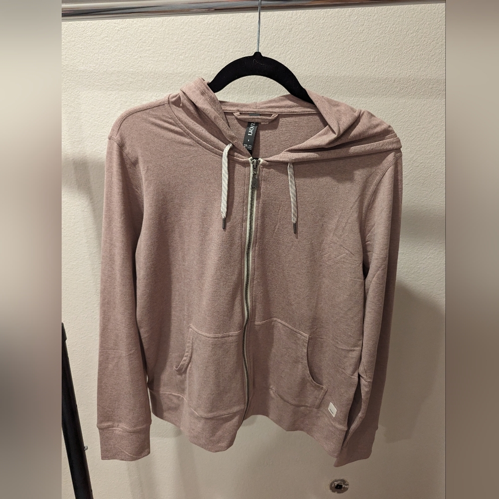 Vuori- Halo Performance Hoodie 2.0 Small Umber Heather